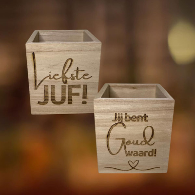 Bedankt juf meester