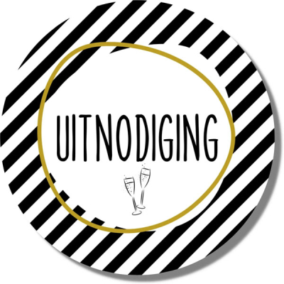 Uitnodiging gestreept