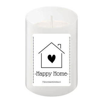 Wenskaarsje happy home