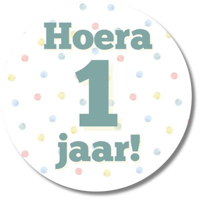 Hoera 1 jaar groen