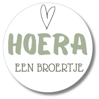 Hoera een broertje