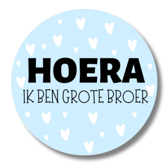 Hoera ik ben grote broer