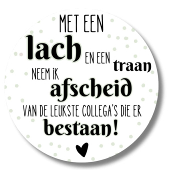 Met een lach en een traan
