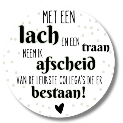 Met een lach en een traan
