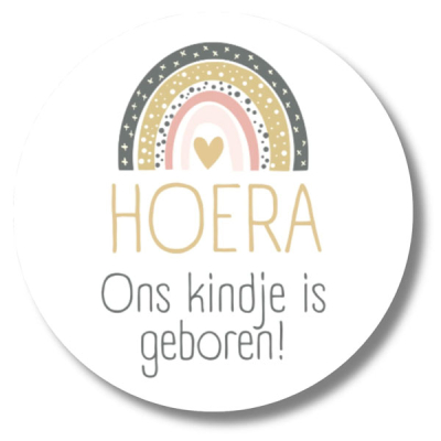 Ons kindje is geboren