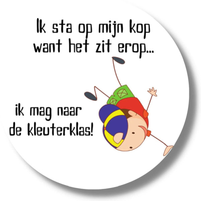 ik sta op z'n kop