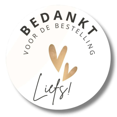 Bedankt voor de bestelling