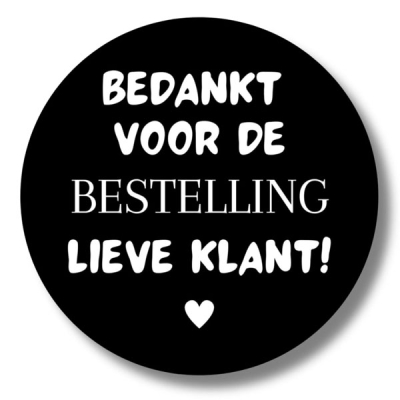 Bedankt klant