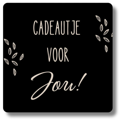 Cadeautje zwart