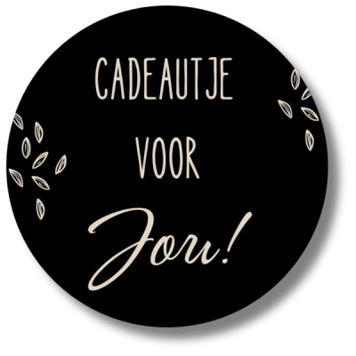 Cadeautje voor jou zwart