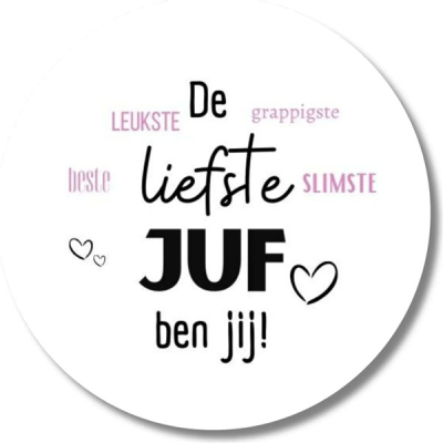 De liefste juf ben jij