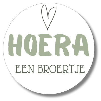 Hoera een broertje