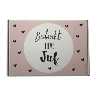 Bedankt lieve juf