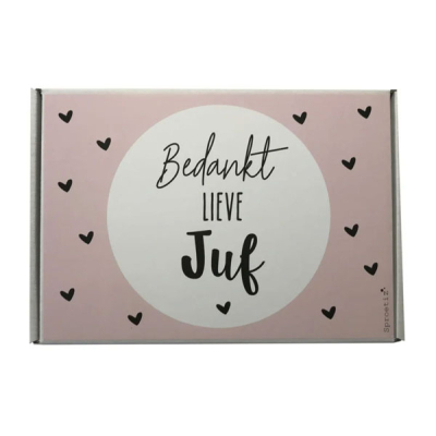 Bedankt lieve juf