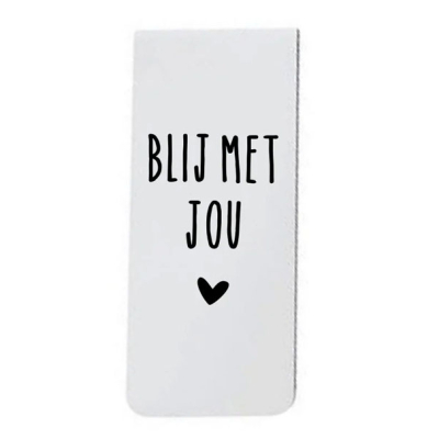 Boekenlegger blij met jou