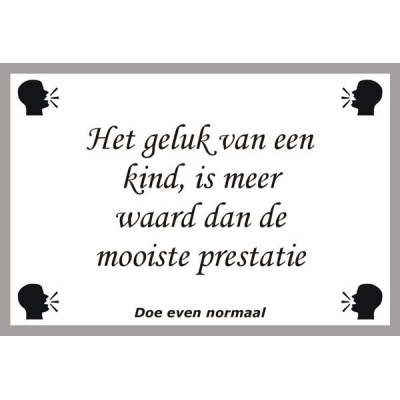 Het geluk van een kind