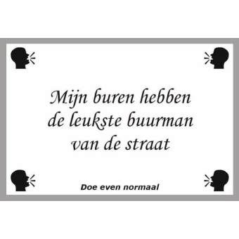 Mijn buren