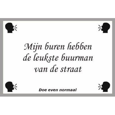 Mijn buren