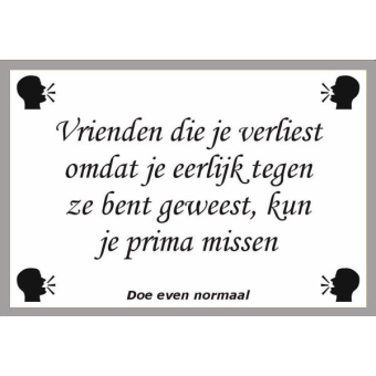 Vrienden die je verliest