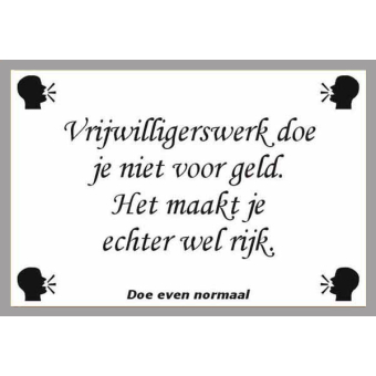 Vrijwilligerswerk