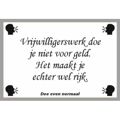 Vrijwilligerswerk