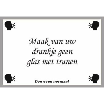 Maak van uw drankje
